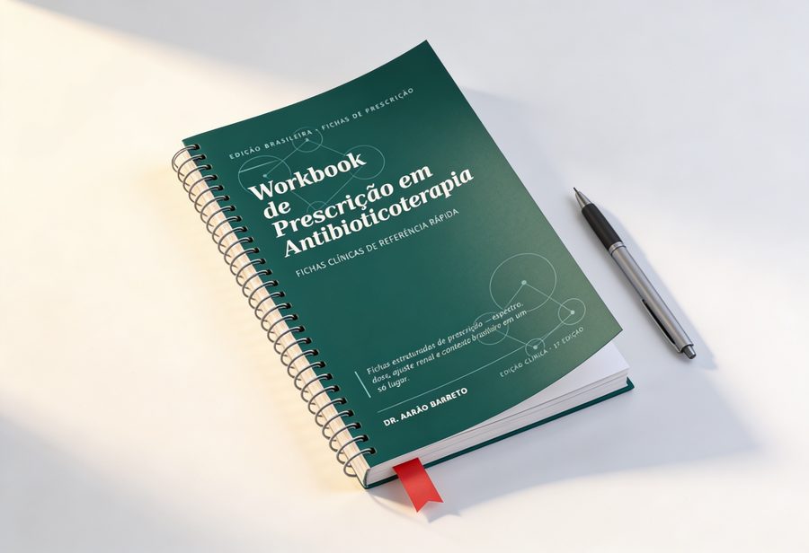 Capa do Workbook de Prescrição em Antibioticoterapia